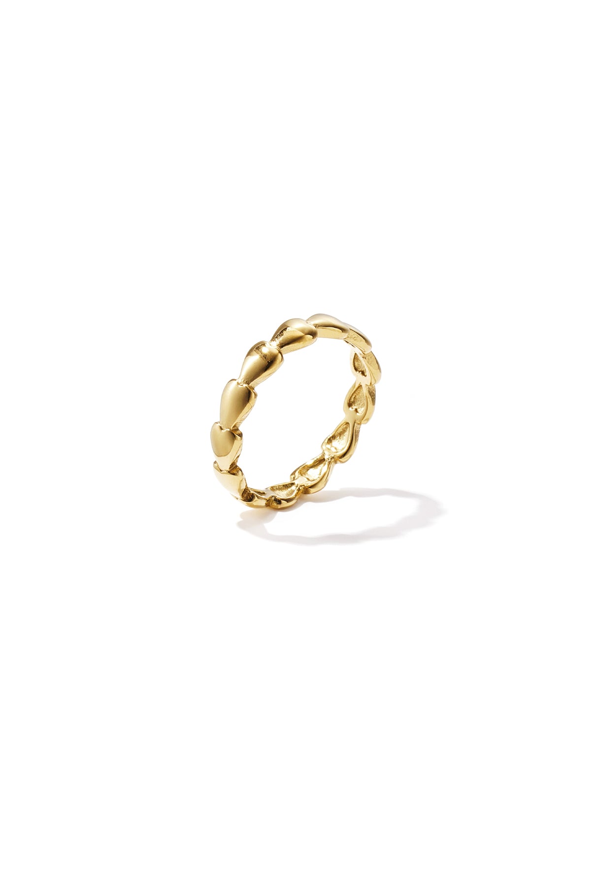 Stainless Steel Minimalist Rings Heart Simple Daily Simple Series Women's jewelry