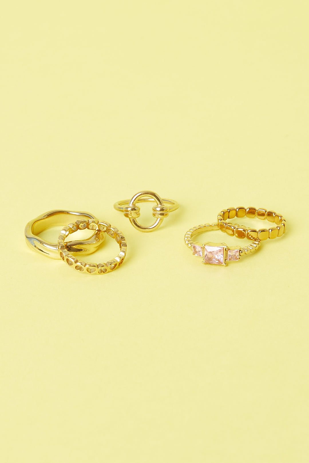 Stainless Steel Minimalist Rings circle Simple Daily Simple Series Women's jewelry