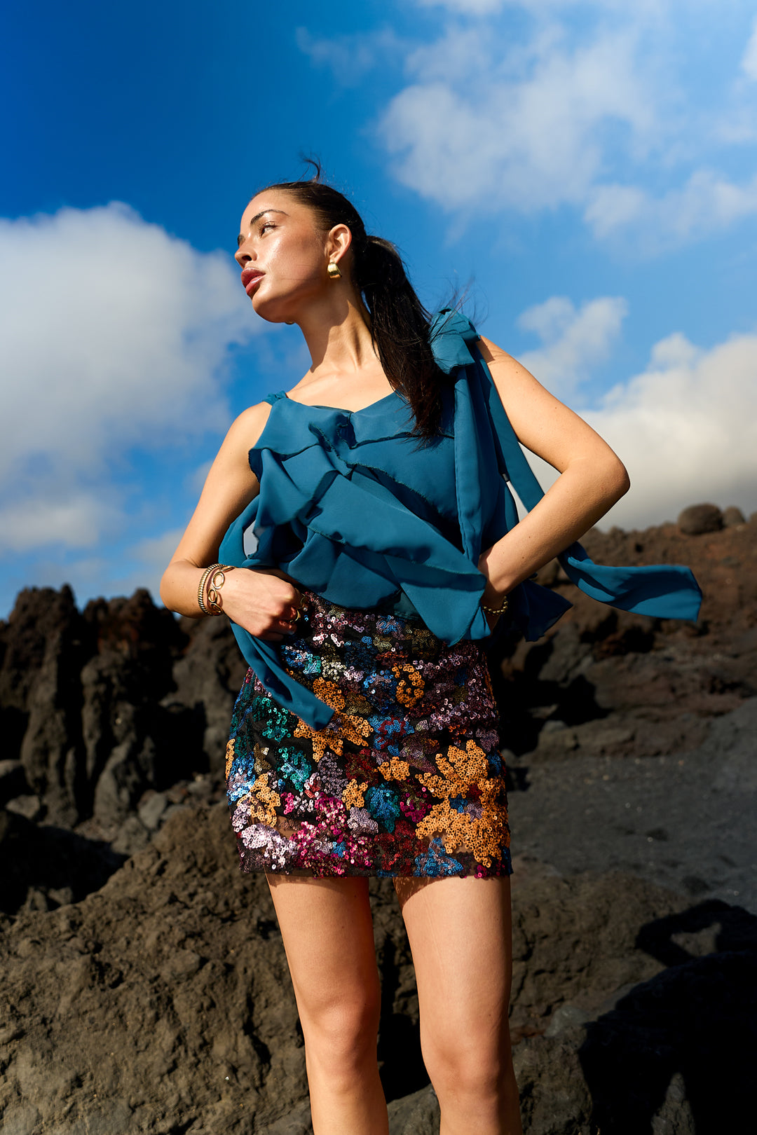 Tropical Night Skirt