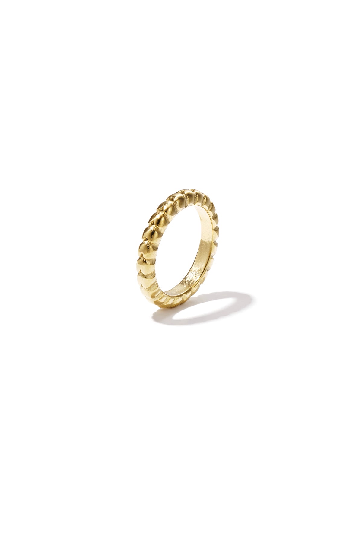 Stainless Steel Minimalist Rings Heart Simple Daily Simple Series Women's jewelry
