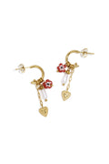 Stainless Steel Dangle Earrings Heart Casual Daily Simple Series Women's jewelry