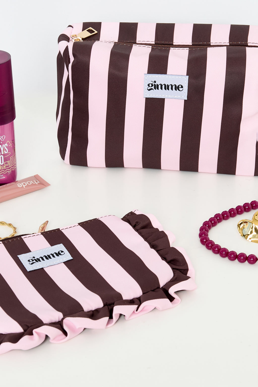 Makeup Bags Strip Casual Polyester Daily Accessories