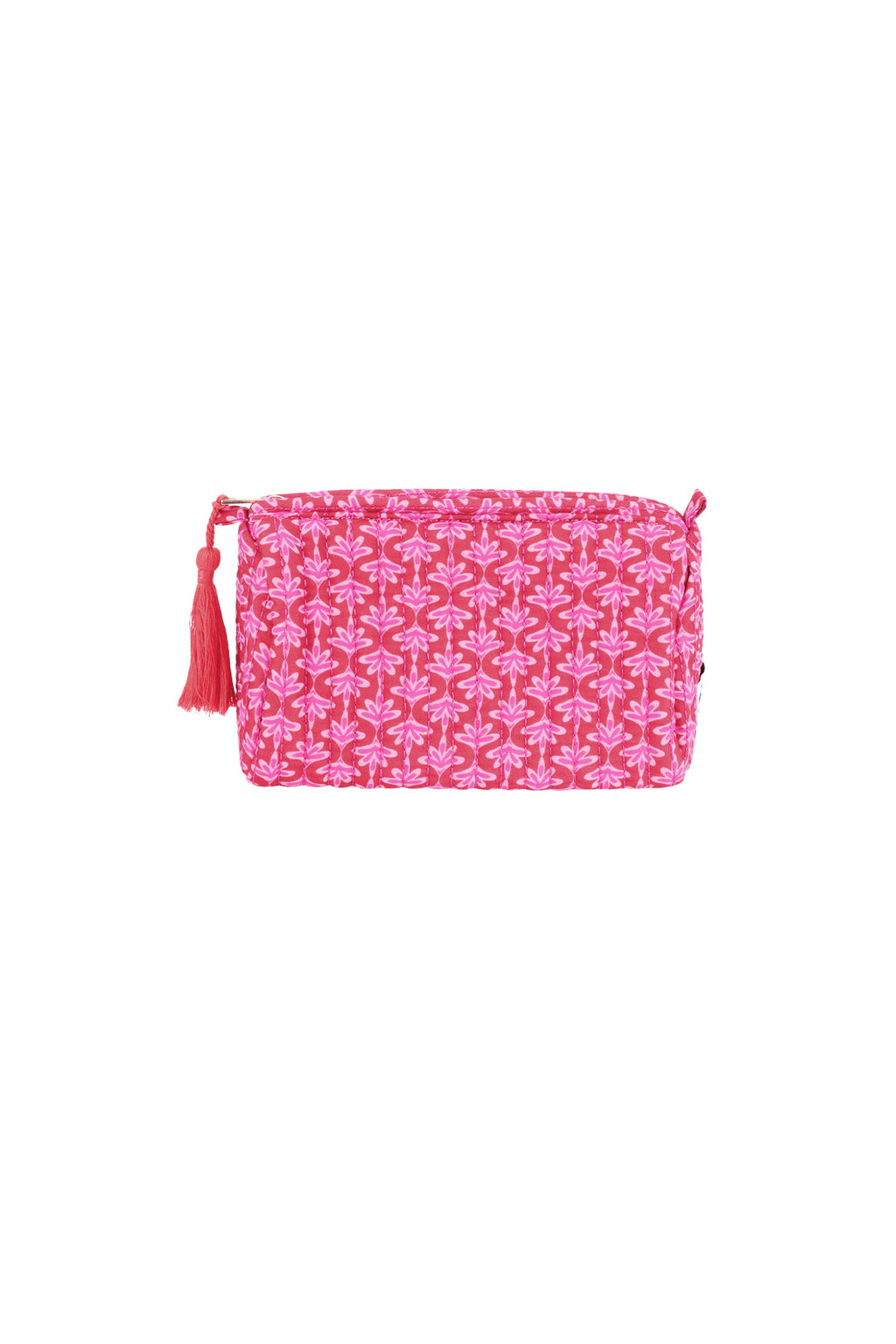 Floral makeup bag