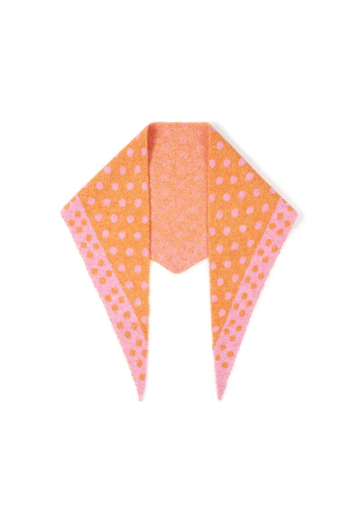 Fine Polka Dot Triangle Scarf
