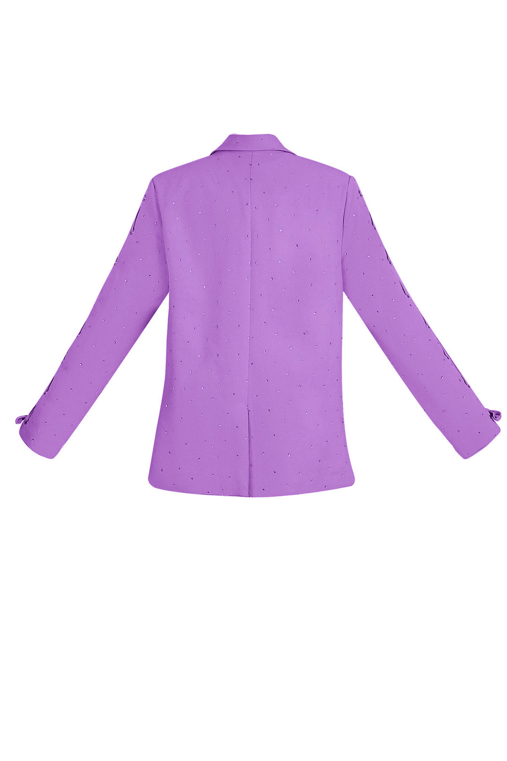 Polyester Women's Blazer Set Lace-Up Sleeve Design