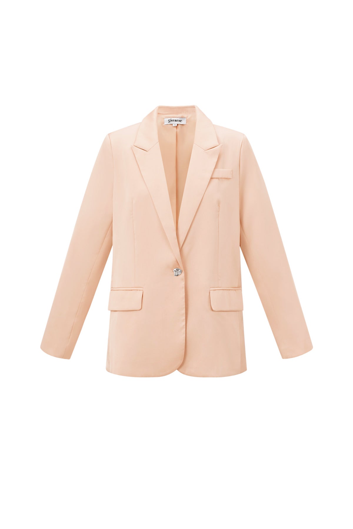 Satin look blazer part of a set