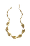 Statement necklace with large shells