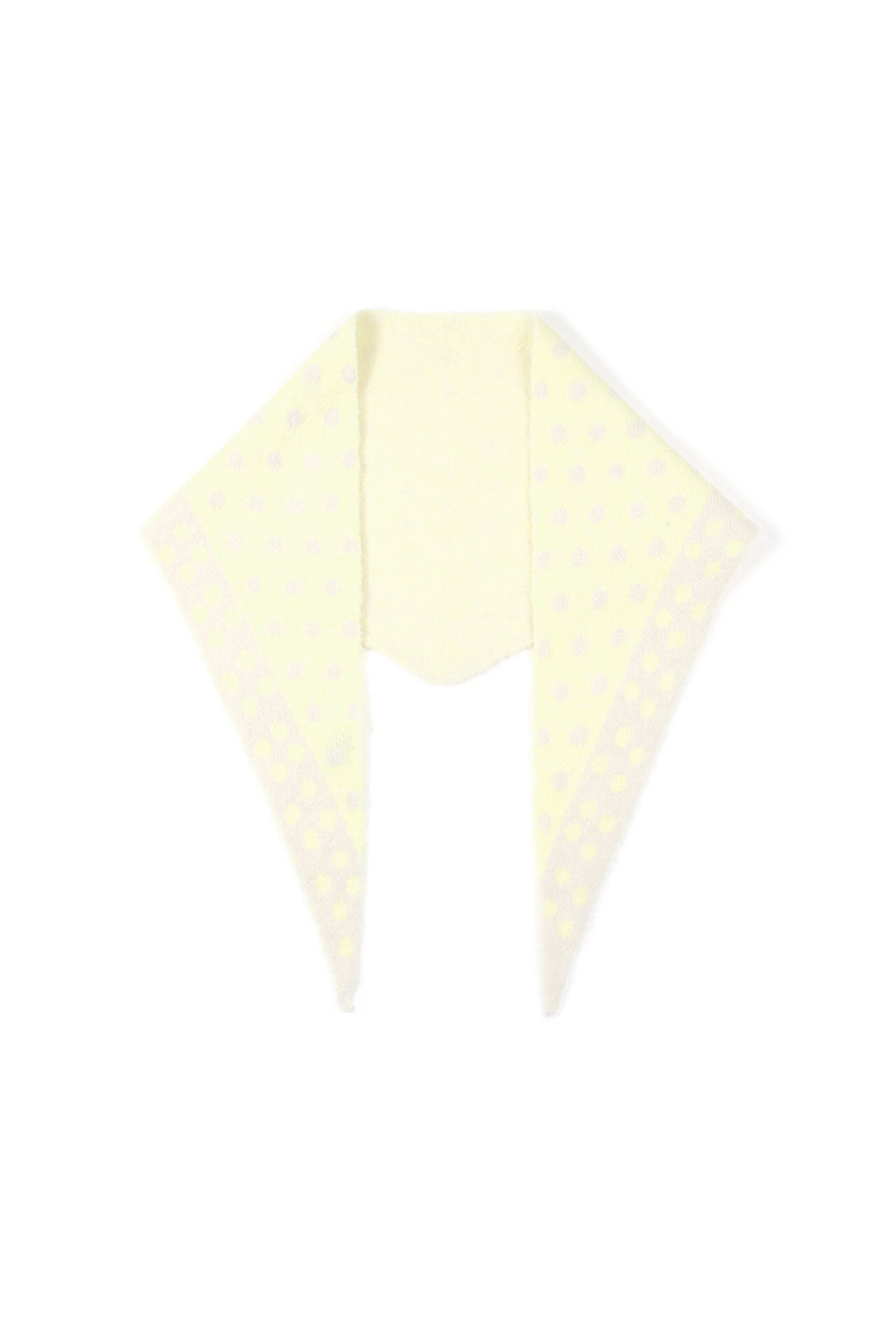 Fine Polka Dot Triangle Scarf