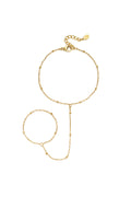 Hand chain with bead details