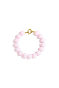 Bracelet with medium beads and front closure-12mm