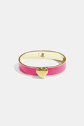 Bracelet in various colours with heart detail - 1.3 cm