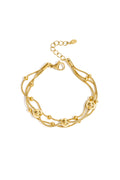 Bracelet with chains and polka dots
