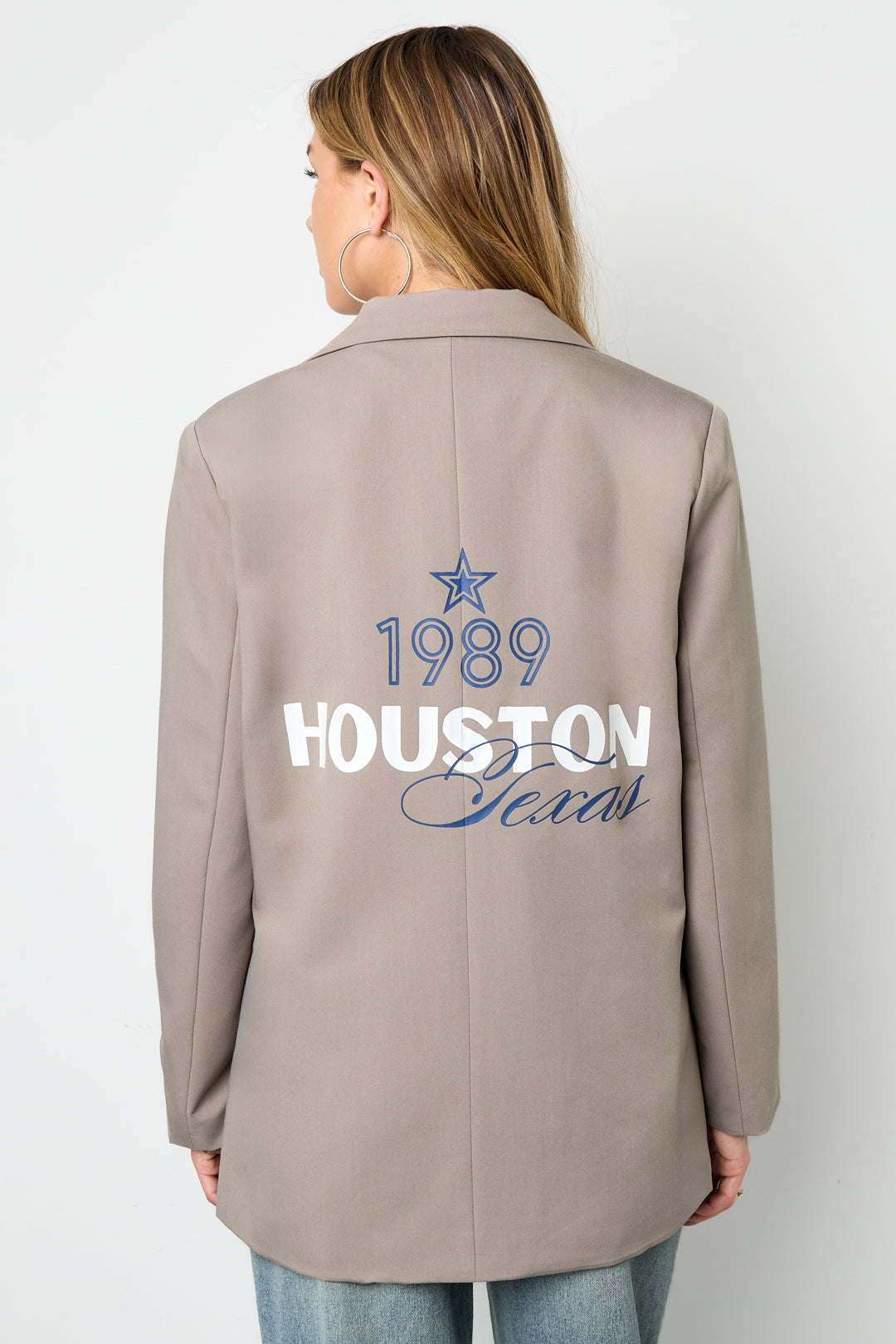 Woven Polyester Fiber Women's Suit Set Elegant Letters