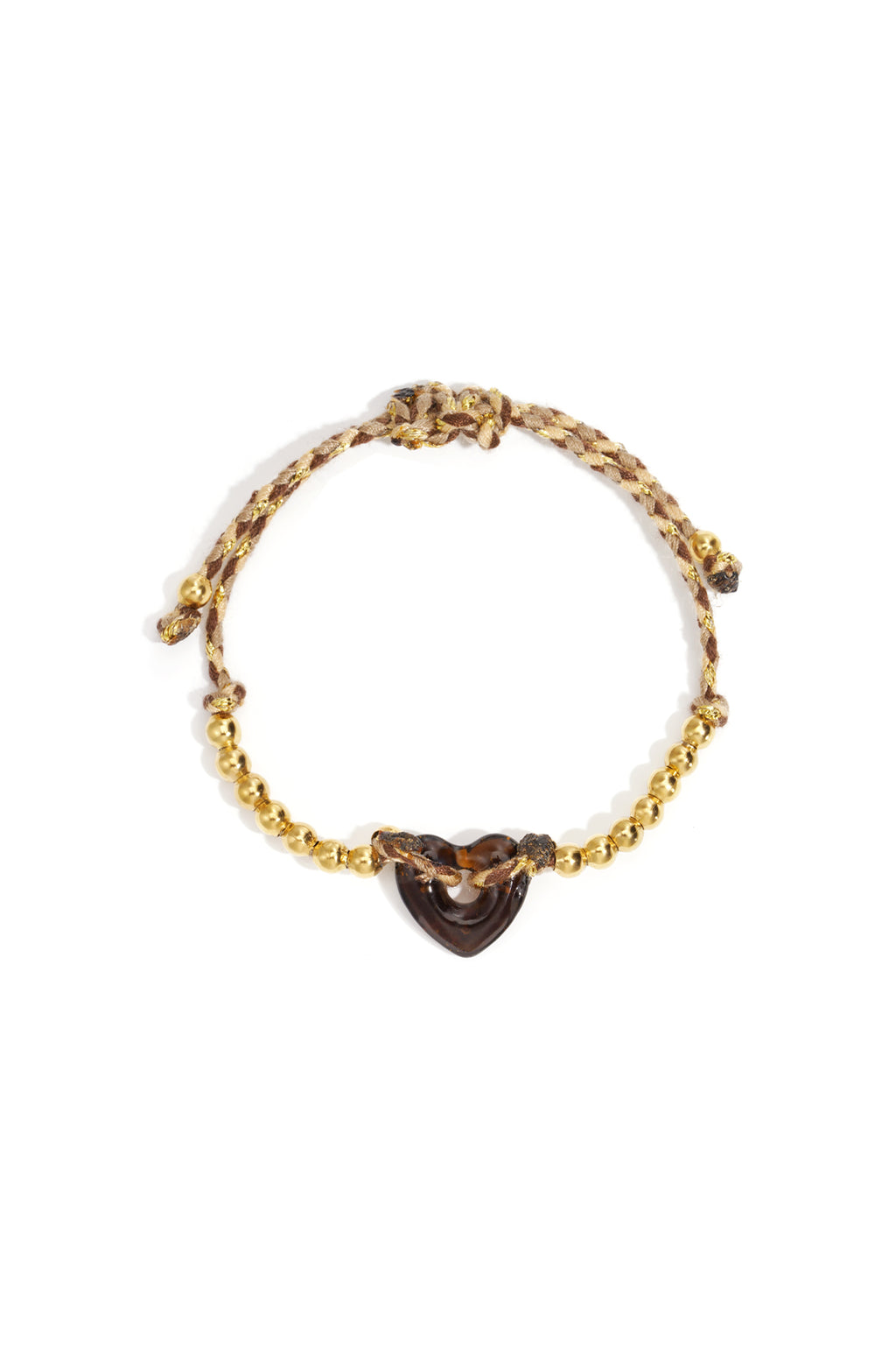 Polyester Beaded Bracelets Heart Casual Daily Simple Series Women's jewelry