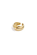 Layered ring with stones